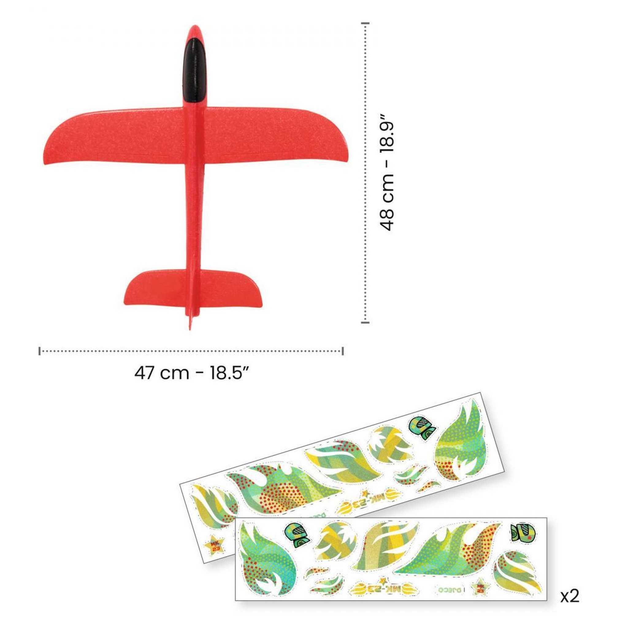 Voir la diapositive 3 : Djeco Avion Fire plane en mousse