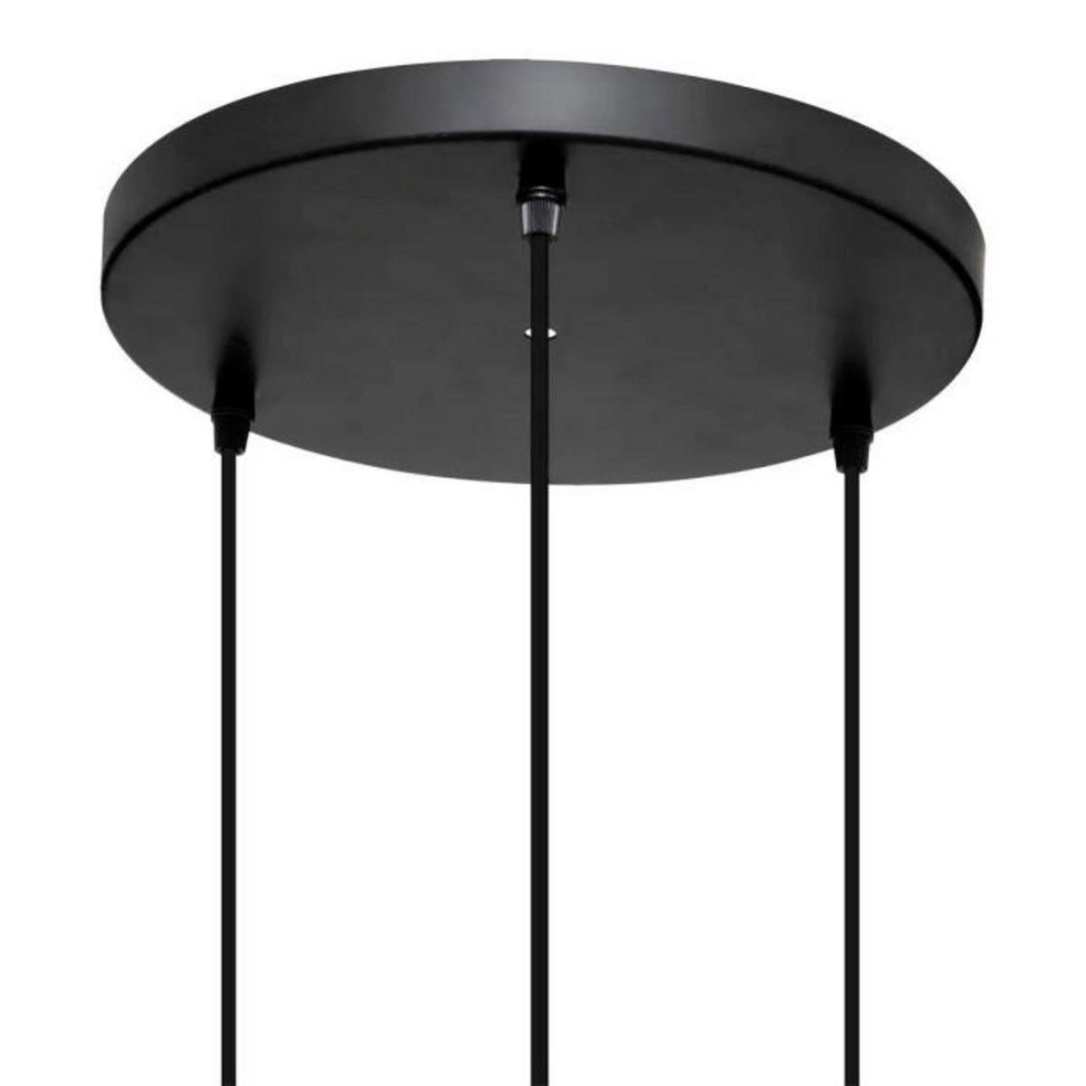ATMOSPHERA Lampe Suspension 3 Têtes  Jena  26cm Noir