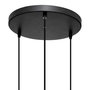 Voir la diapositive 4 : ATMOSPHERA Lampe Suspension 3 Têtes  Jena  26cm Noir