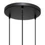 Voir la diapositive 4 : ATMOSPHERA Lampe Suspension 3 Têtes  Jena  26cm Noir