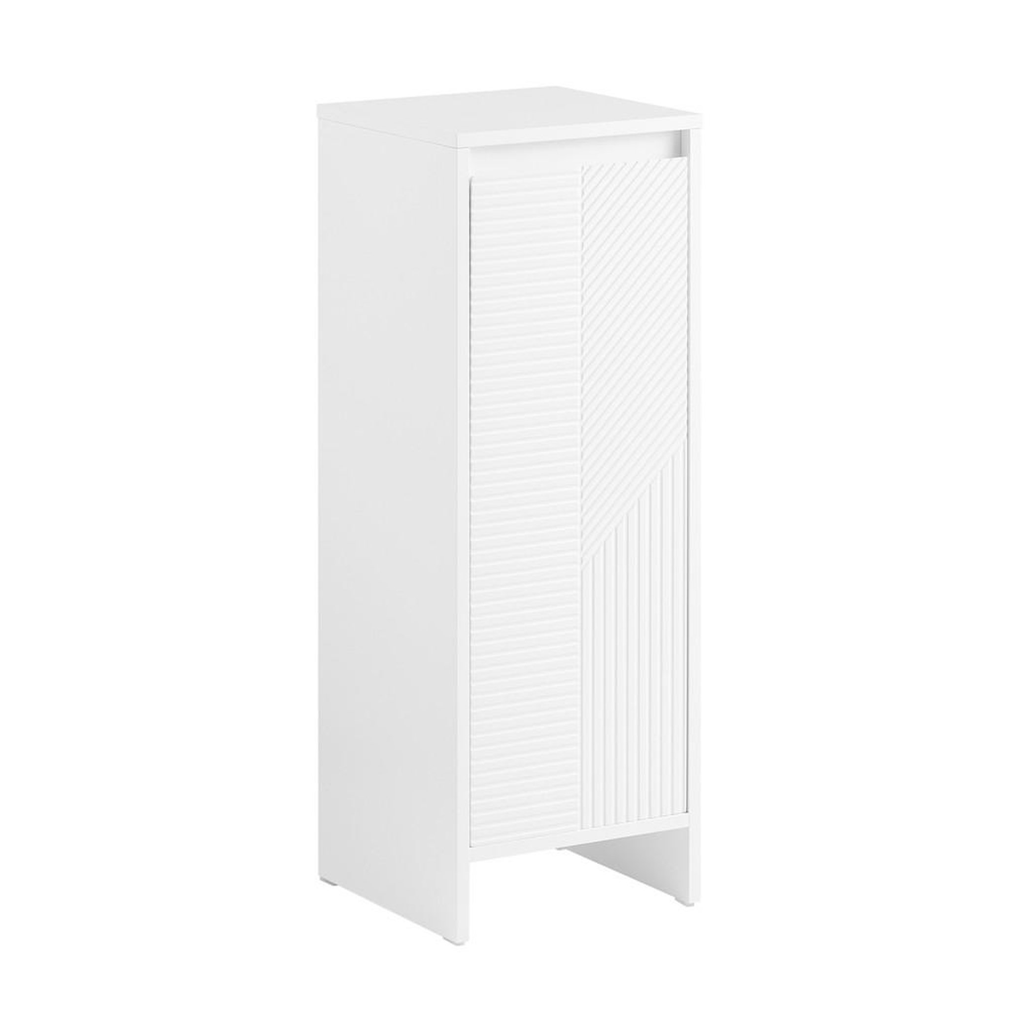 SOBUY SoBuy - Meuble De Buanderie à une porte - Blanc - 30x30x87cm - Moderne - BZR154-W