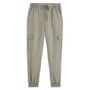 Voir la diapositive 3 : INEXTENSO Pantalon kaki uni femme