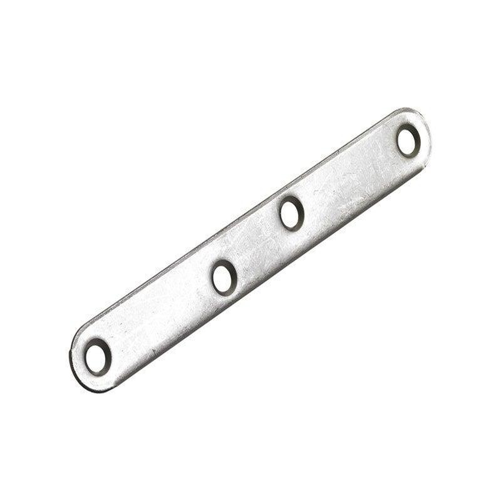 CENTRALE BRICO Patte d'assemblage inox mat HETTICH, L. 120 mm x l.15 mm x H.0.2 cm