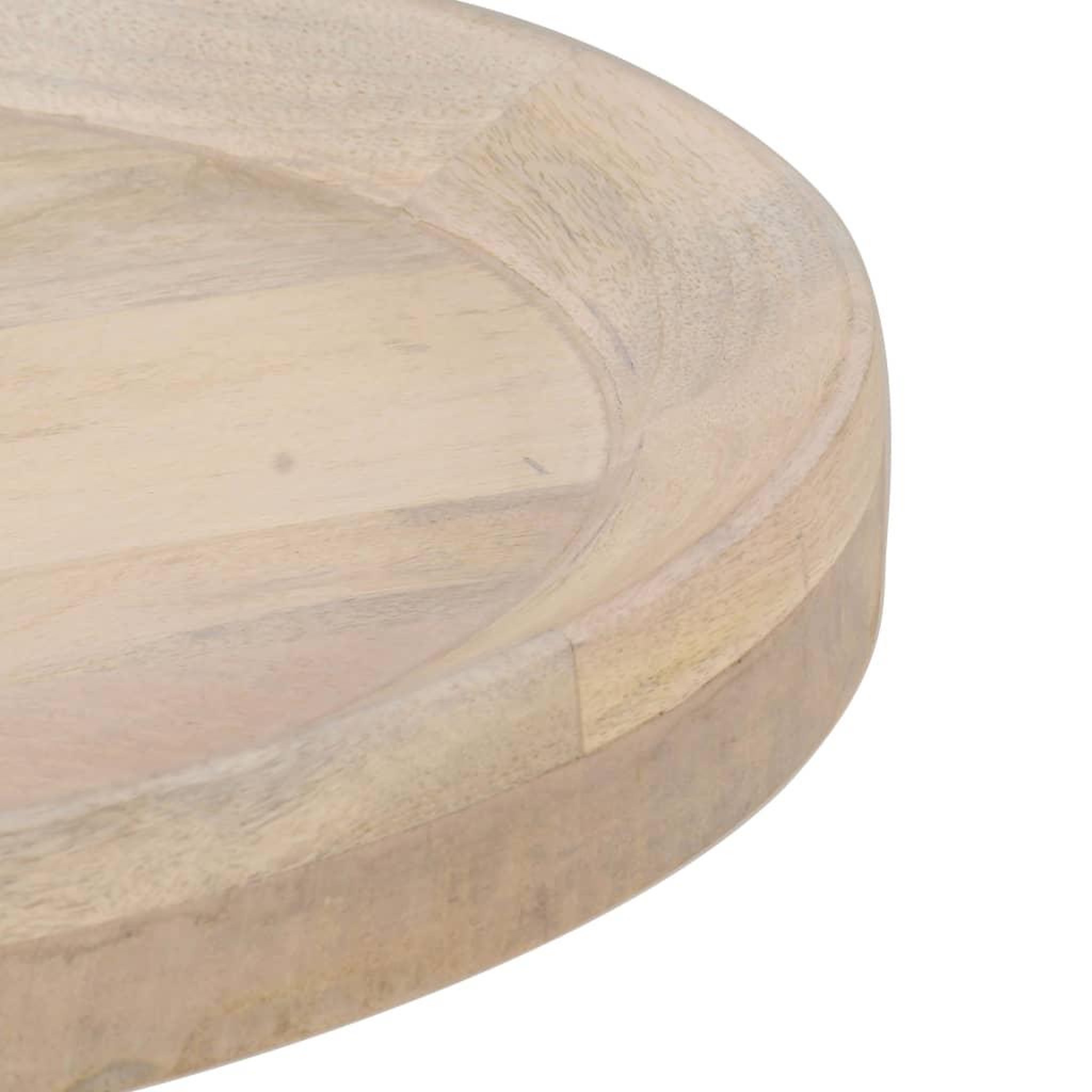 Voir la diapositive 3 : VIDAXL Table d'appoint Ø50x55 cm Bois de manguier massif