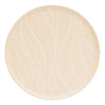 SECRET DE GOURMET Lot de 6 Assiettes Plates  Gina  28cm Crème