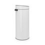 Voir la diapositive 2 : BRABANTIA Poubelle 30l blanc - 115141