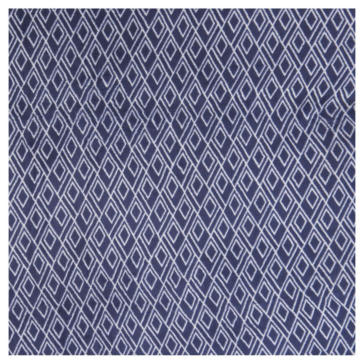 Plaid coral fantaisie motifs losanges VILLADECO ZAHAR