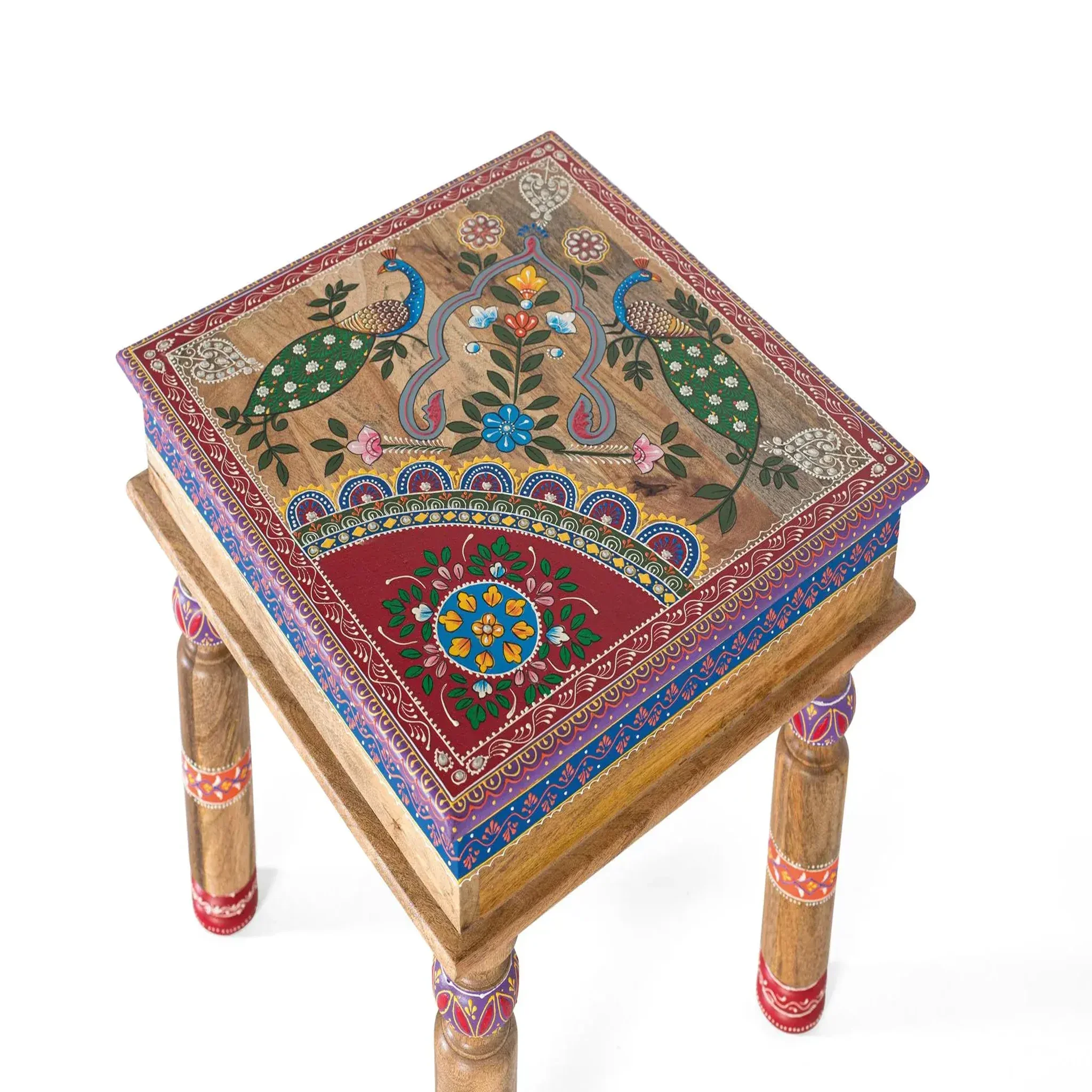 Voir la diapositive 3 : GINER Y COLOMER SL Table basse en bois de manguier 46 cm style artisanal ethnique