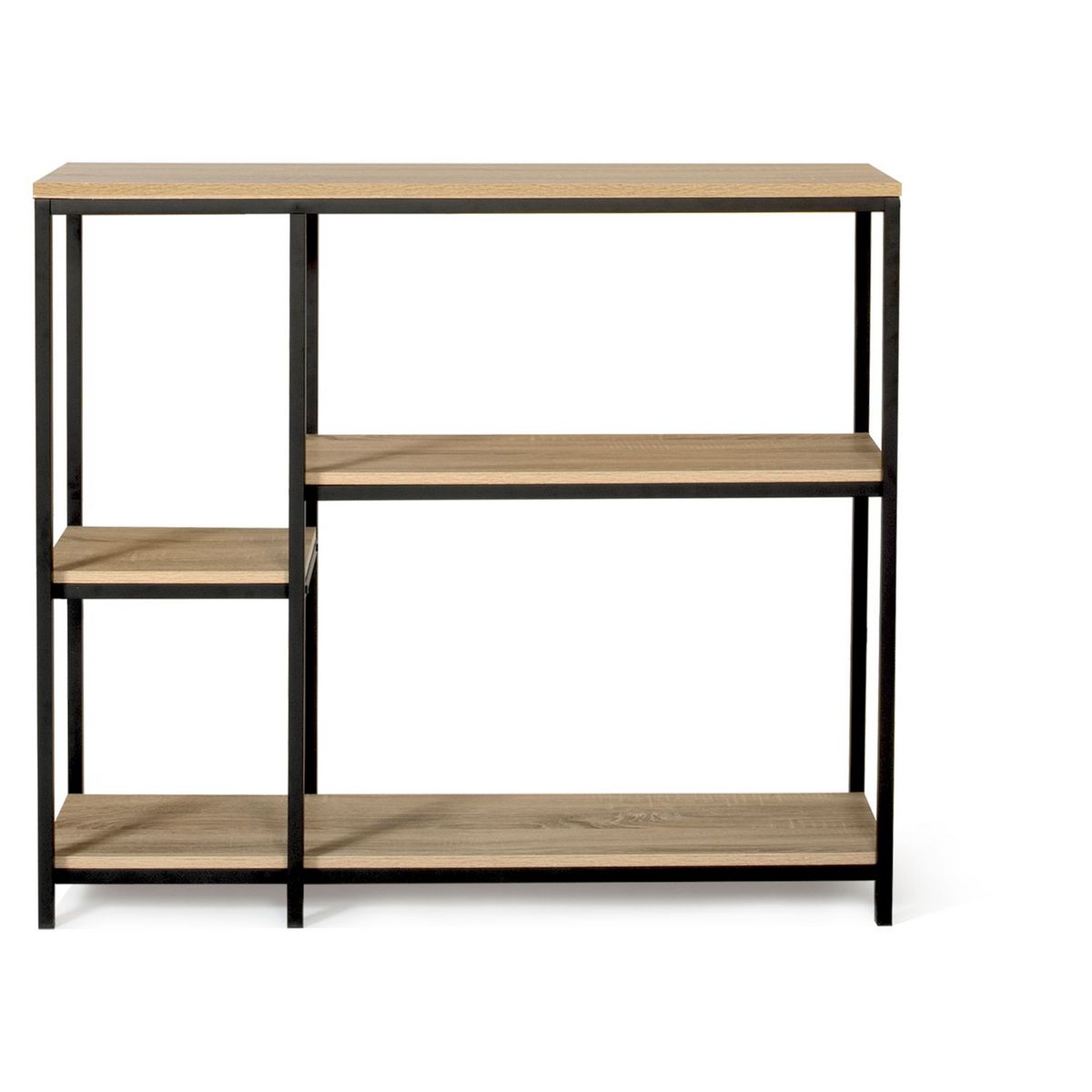 Console style industriel 4 plateaux L110 cm HOUSTON