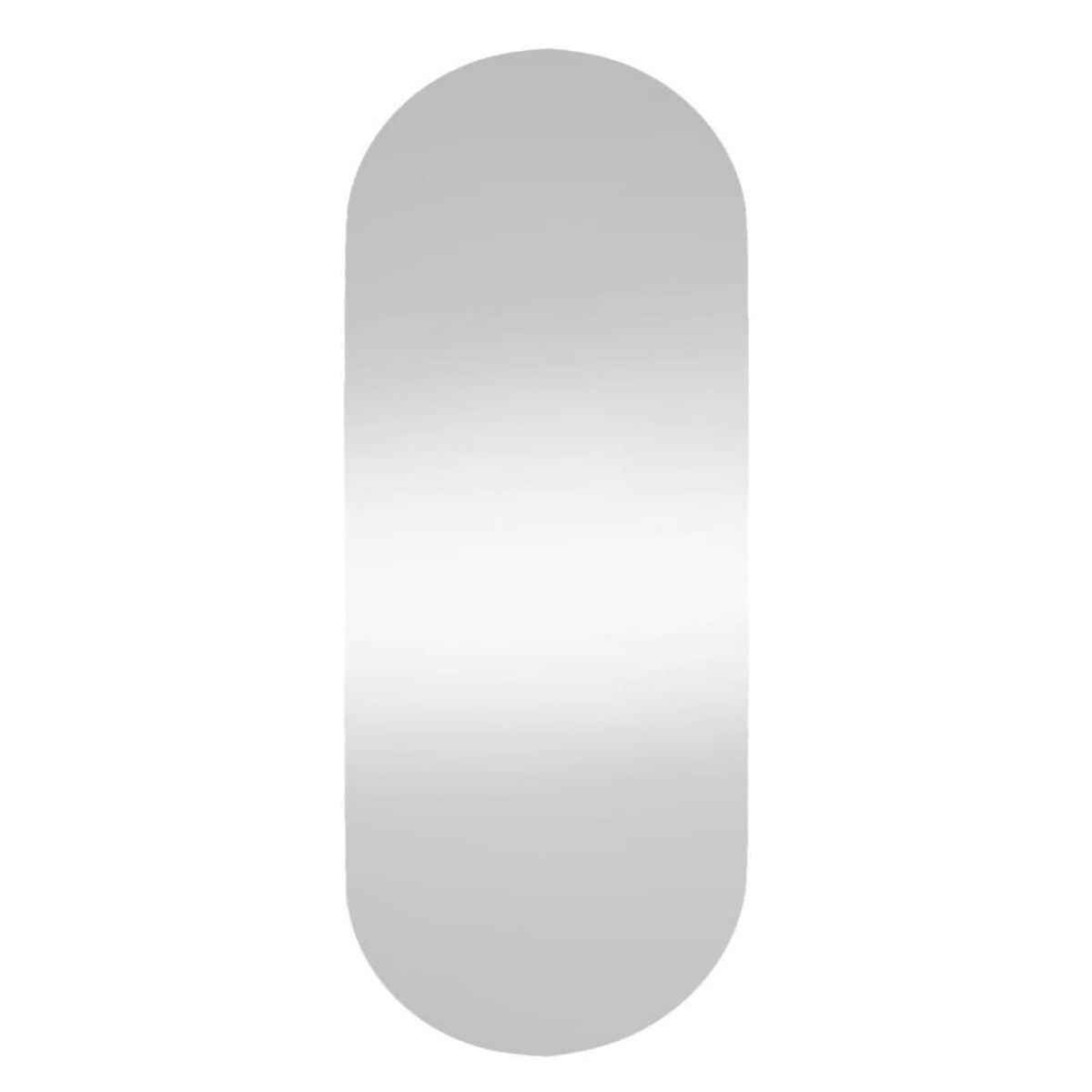 VIDAXL Miroir mural 30x70 cm Verre Ovale