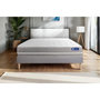 Voir la diapositive 1 : ACTISOM Ensemble matelas Latex + mémoire de forme ACTILATEX TOUCH 160x200 3zones de confort + sommier KIT gris