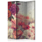 Paris Prix Paravent 3 Volets  Vintage Flowers  135x172cm