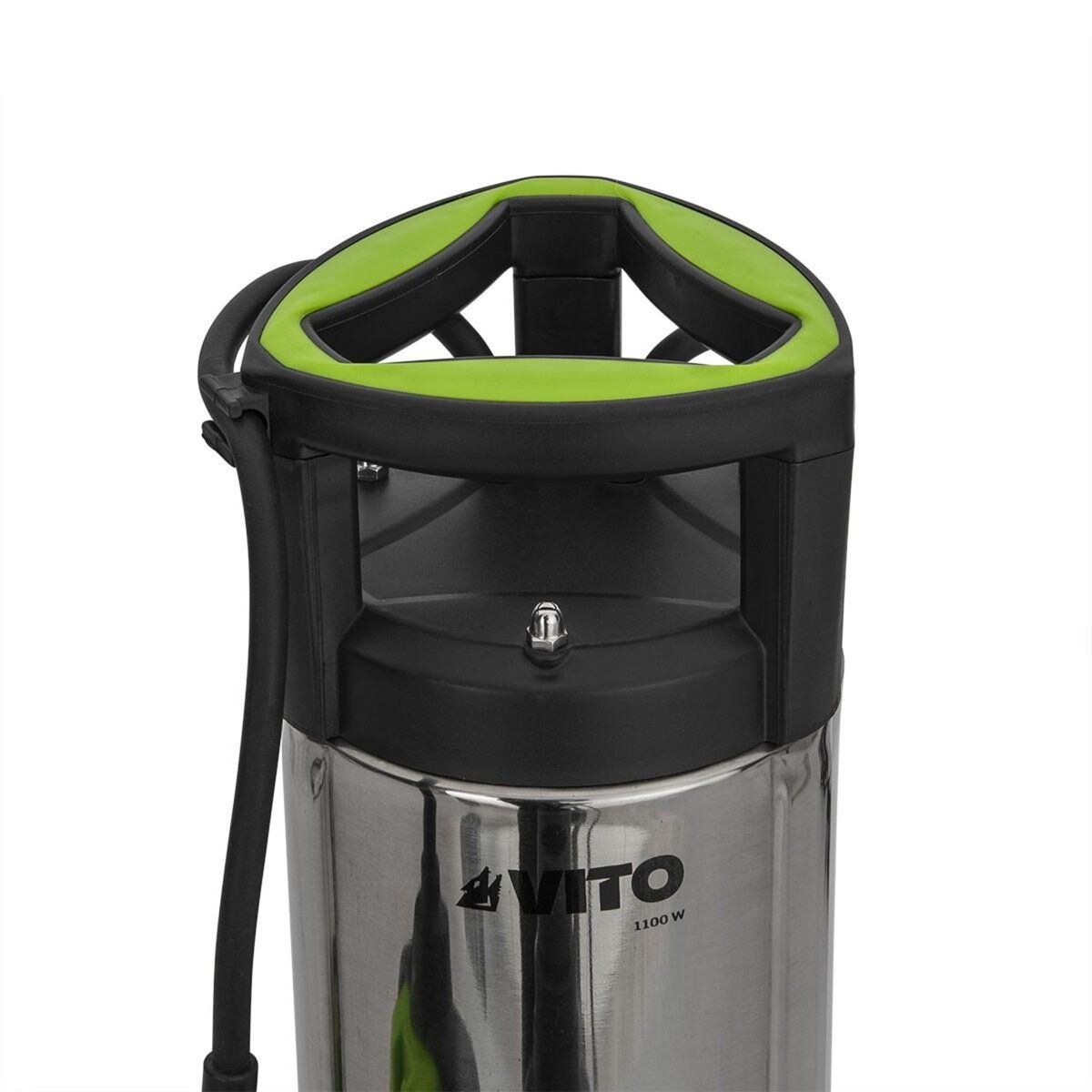 VITO Garden Pompe de relevage Eaux usées 1100W Corps INOX Pompe immergée Egouts Caves VITO