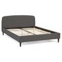 Voir la diapositive 2 : Paris Prix Lit Adulte Design  Dalinda  160x200cm Noir