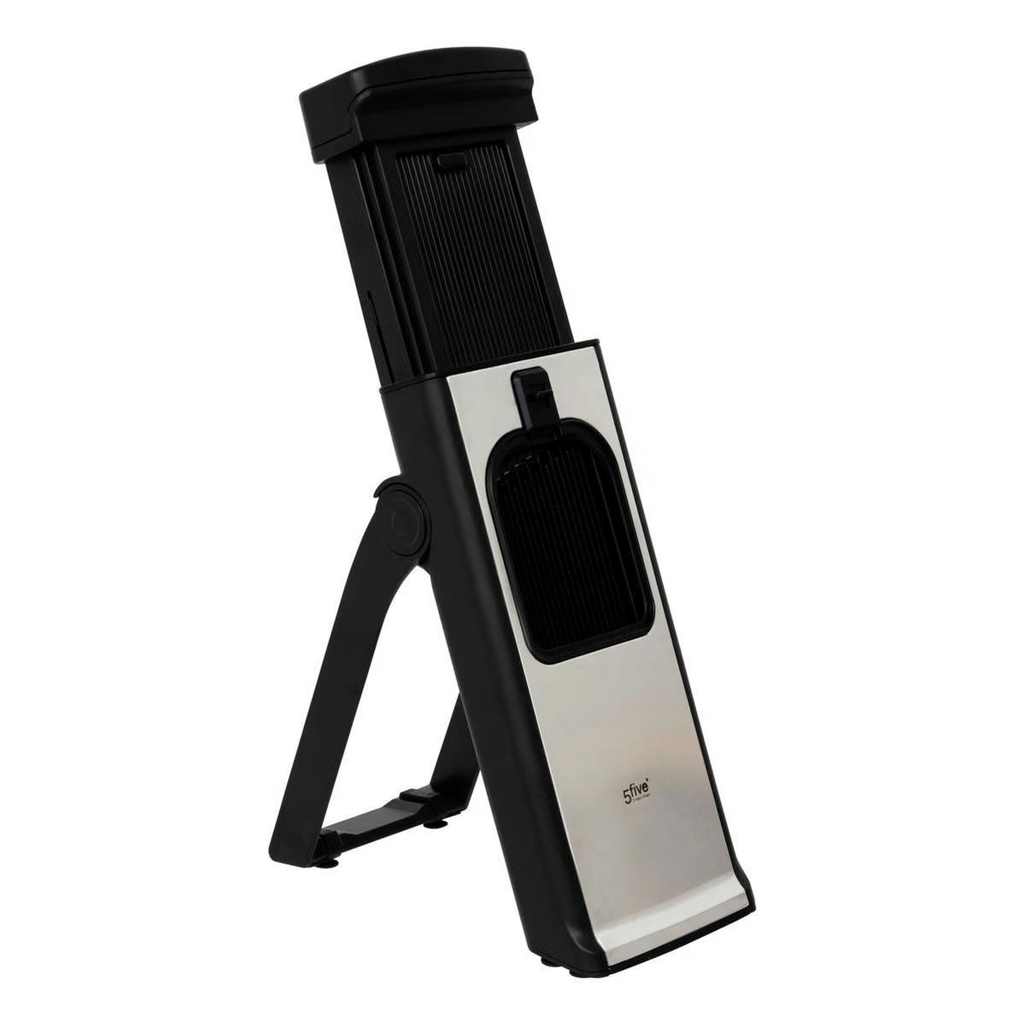 Voir la diapositive 2 : FIVE Mandoline à piston pliante  silver pro  36cm noir