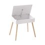 Voir la diapositive 3 : ATMOSPHERA Bureau Pupitre écolier enfant en bois JOY