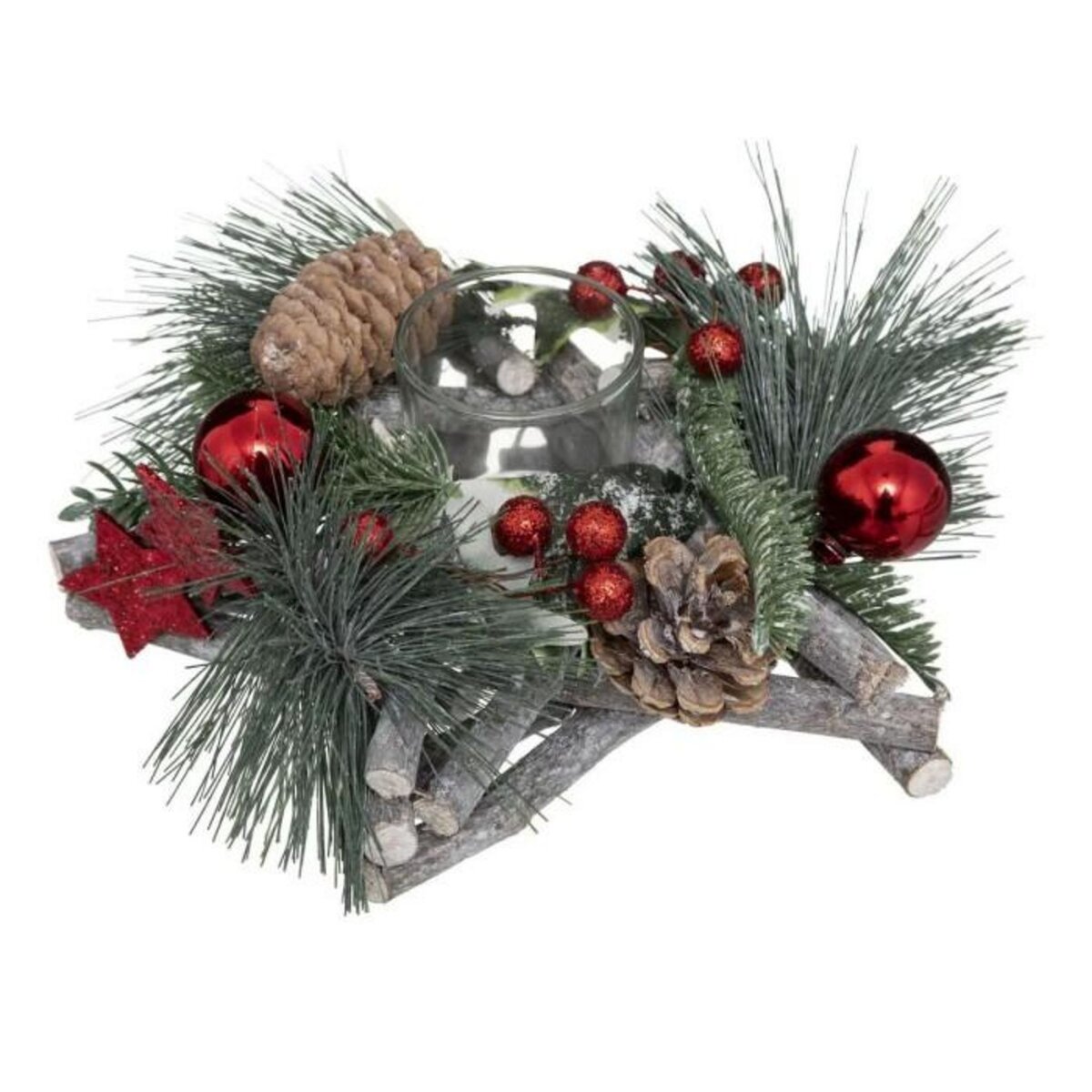 ATMOSPHERA Photophore Centre de Table  Soir  20cm Vert