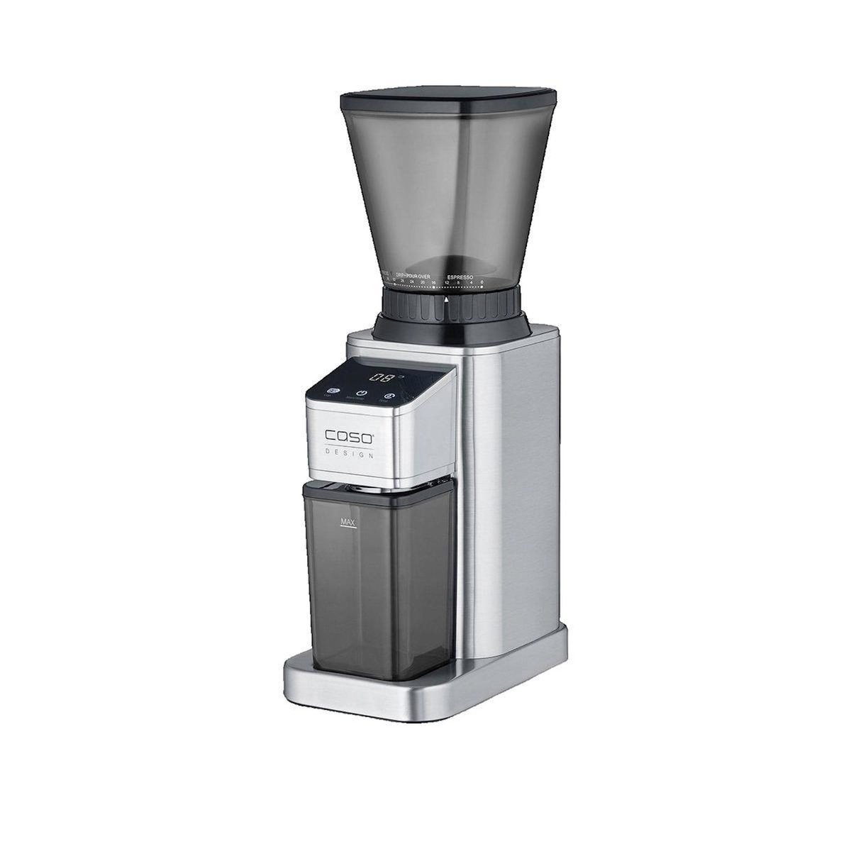 caso Moulin à café caso BaristaChef Inox en acier inoxydable