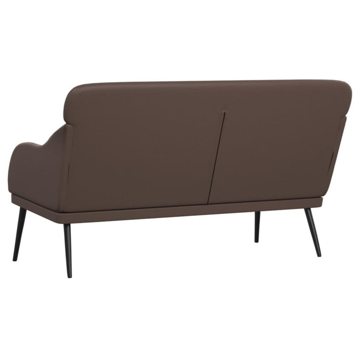 VIDAXL Banc Marron 110x76x80 cm Similicuir