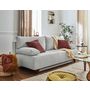Voir la diapositive 2 : BEST MOBILIER Cristal - canapé 3 places - convertible avec coffre - en velours côtelé