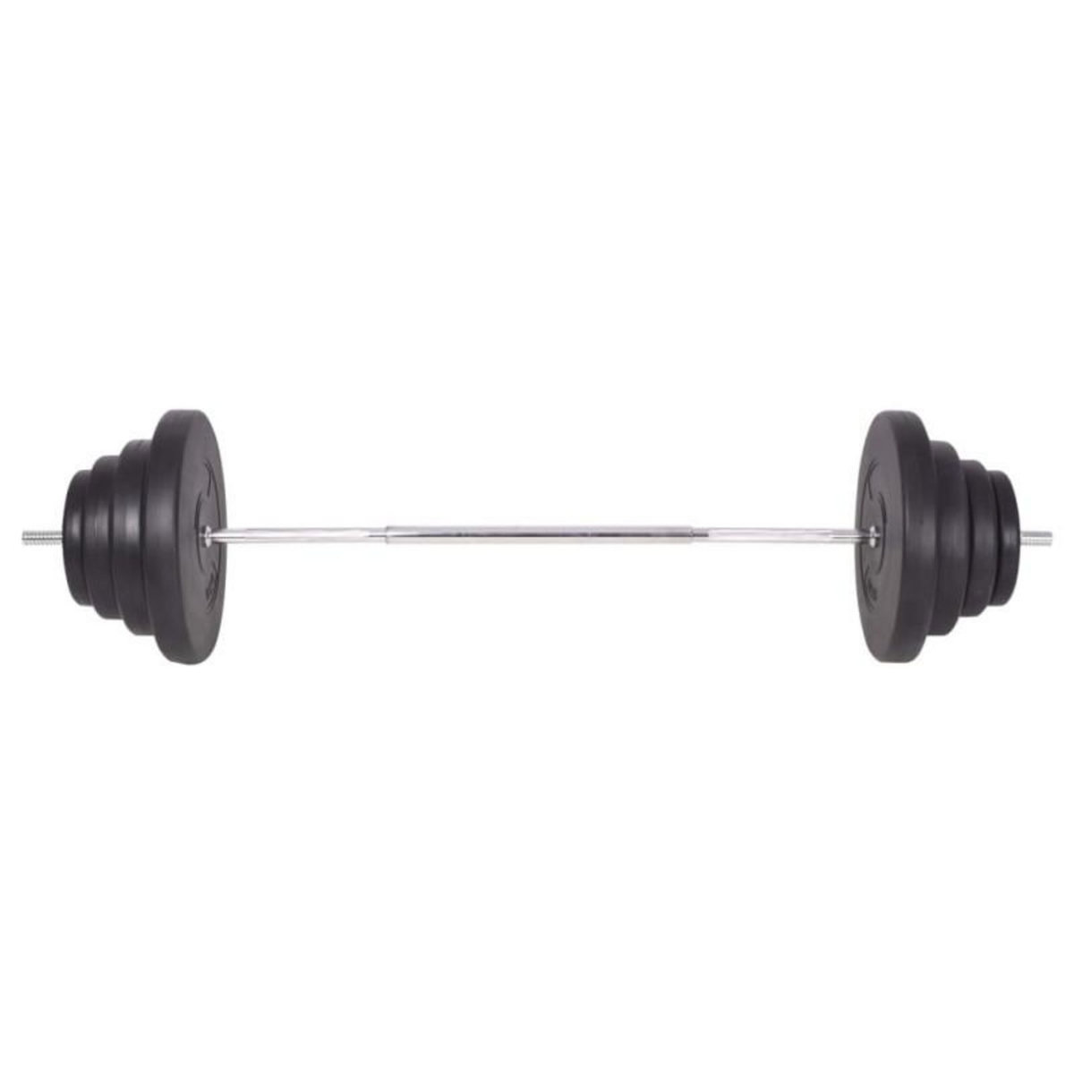VIDAXL Ensemble d haltères et barres d haltères 120 kg