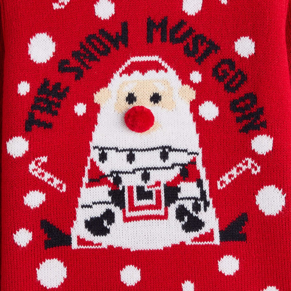 INEXTENSO Pull de noël "snow must go on" fille