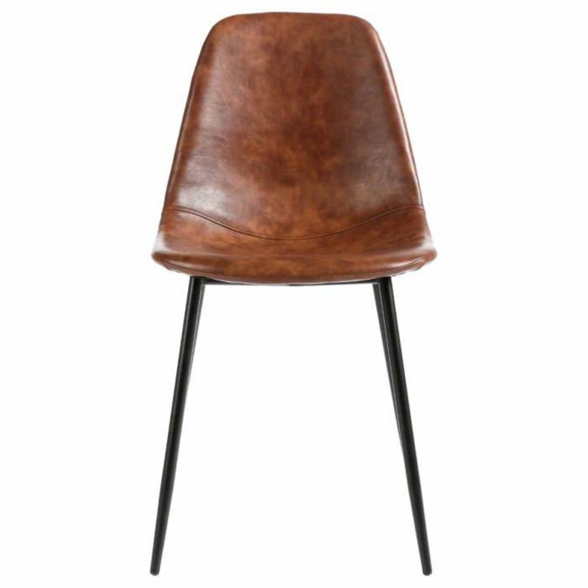 ATMOSPHERA Lot de 4 Chaises Métal  Vladi  82cm Marron