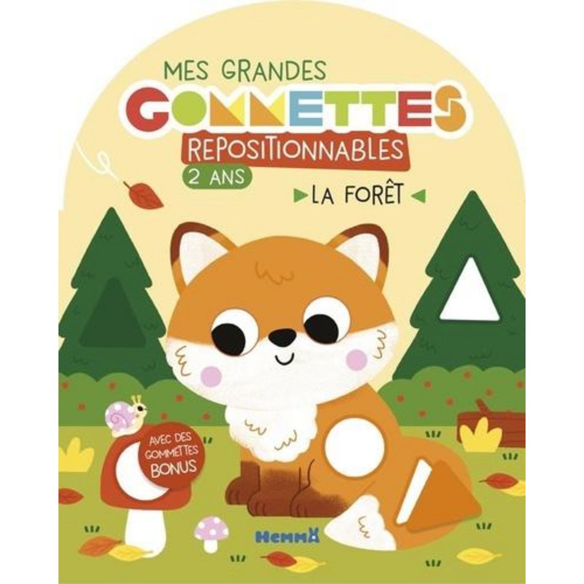 MES GRANDES GOMMETTES REPOSITIONNABLES LA FORET. AVEC DES GOMMETTES BONUS, Vautier Vanessa