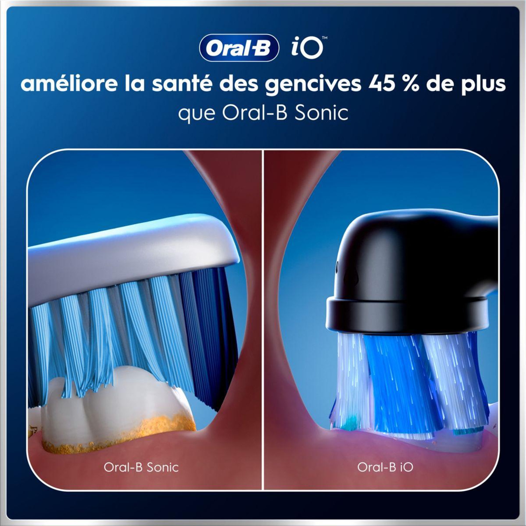Voir la diapositive 5 : ORAL B Brosse à dents électrique iO6 Noire Luxe Edition