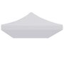 Voir la diapositive 1 : VIDAXL Toit de tente de reception 3 x 6 m Blanc