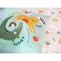 Voir la diapositive 2 : COTE DECO Parure de lit enfant Safari - 100% coton adouci 57 fils - 140 x 200 cm