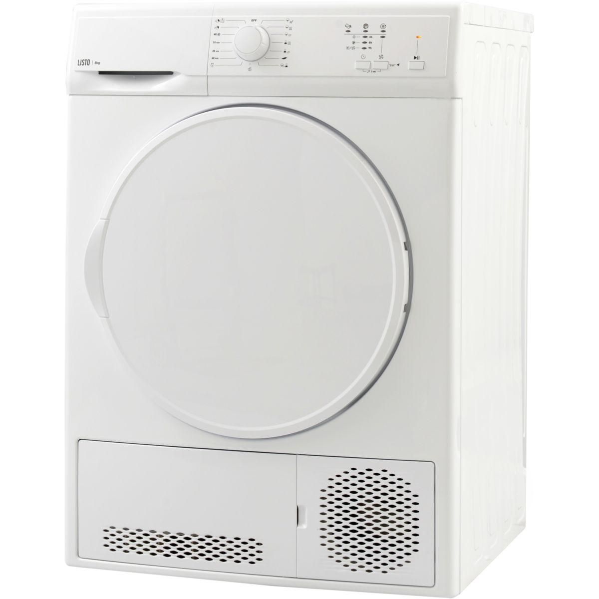Listo Sèche linge à condensation SLC8-L2b