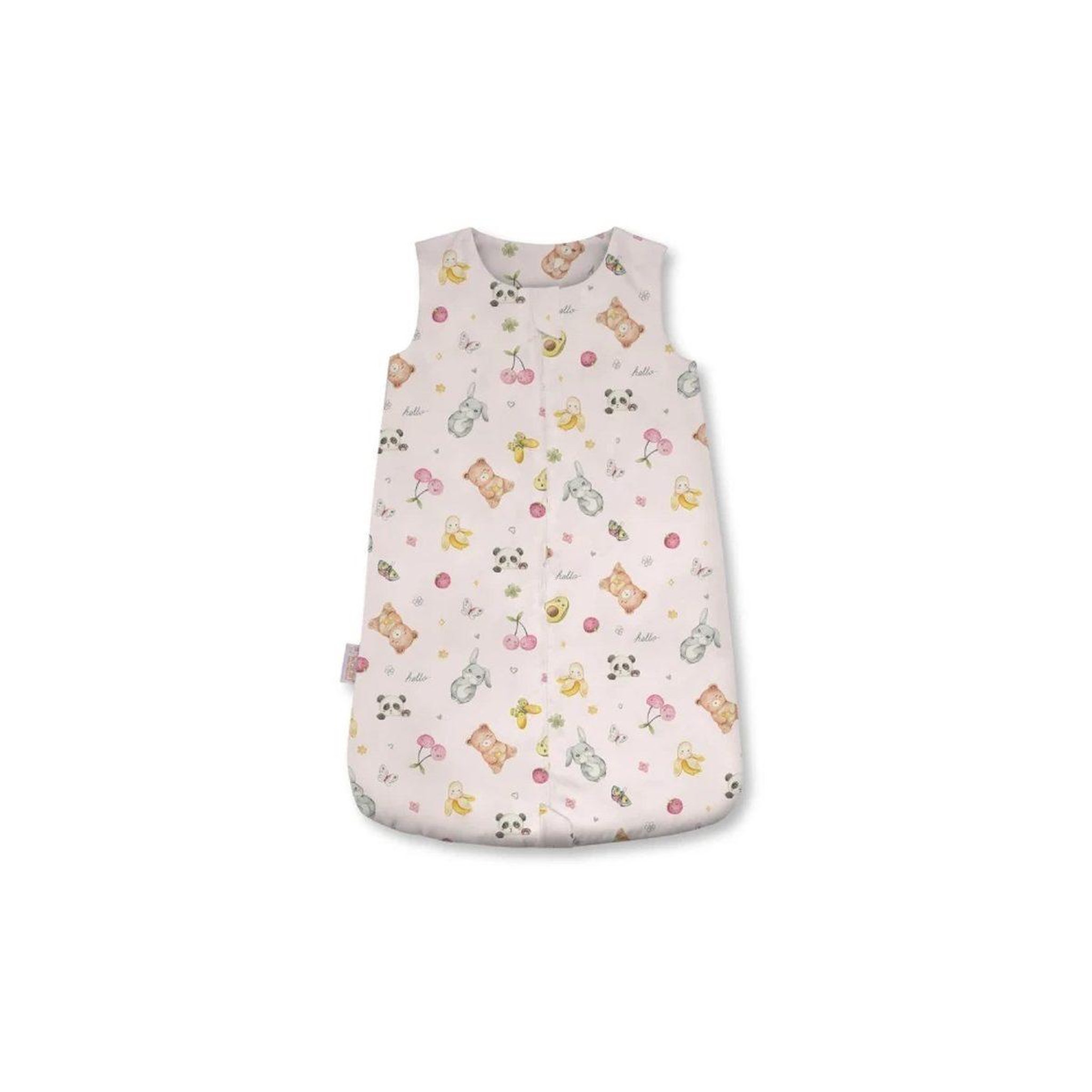 WALDIN Gigoteuse en bambou 40 × 64 cm 1,5 TOG - taille S - motif bonbons, rose