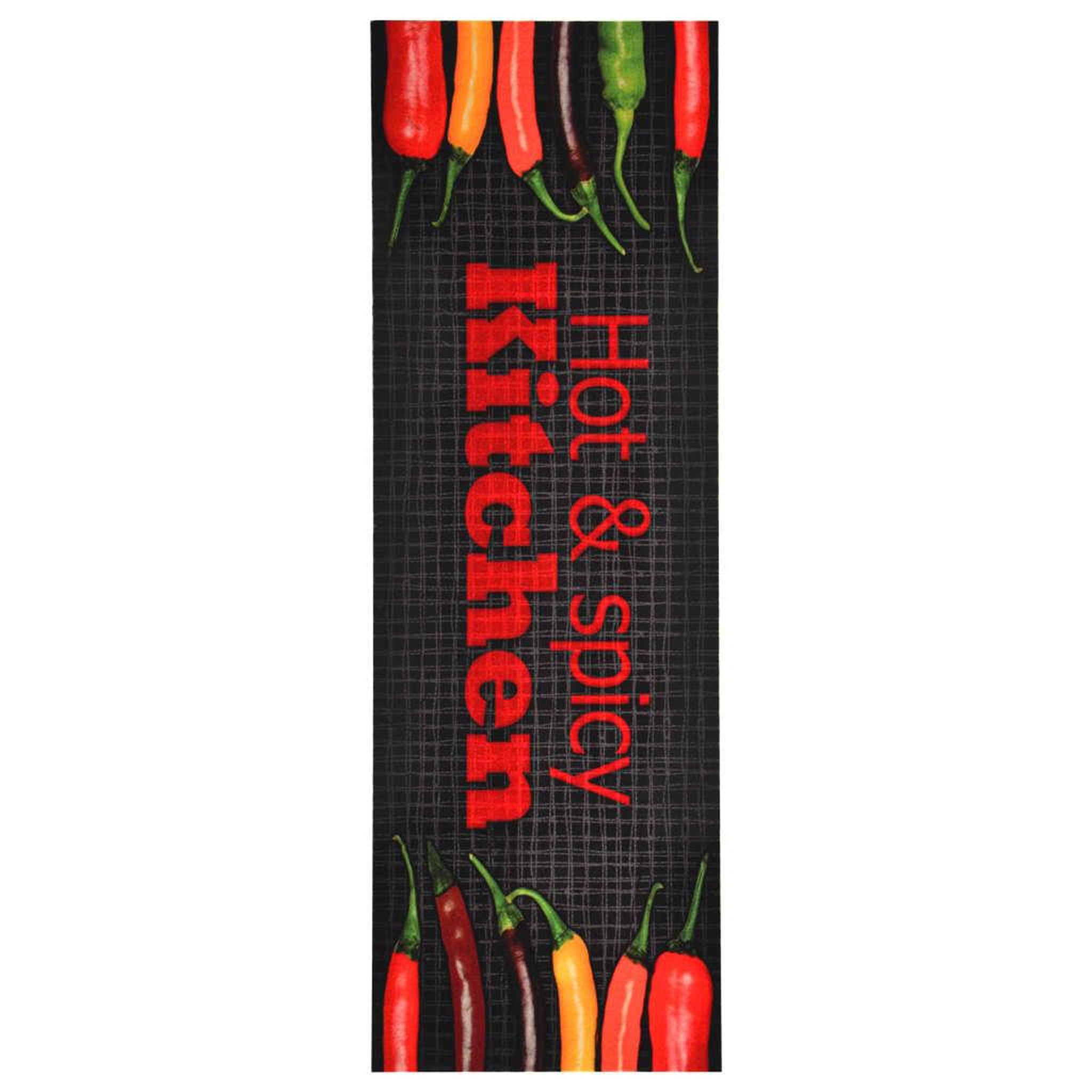 Voir la diapositive 1 : VIDAXL Tapis de sol de cuisine lavable Hot&Spicy 60x180 cm