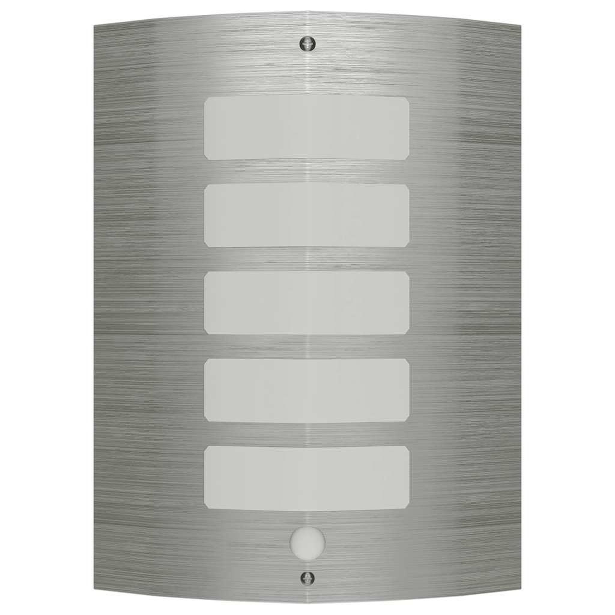 VIDAXL Lampe murale avec capteur de mouvement acier inoxydable