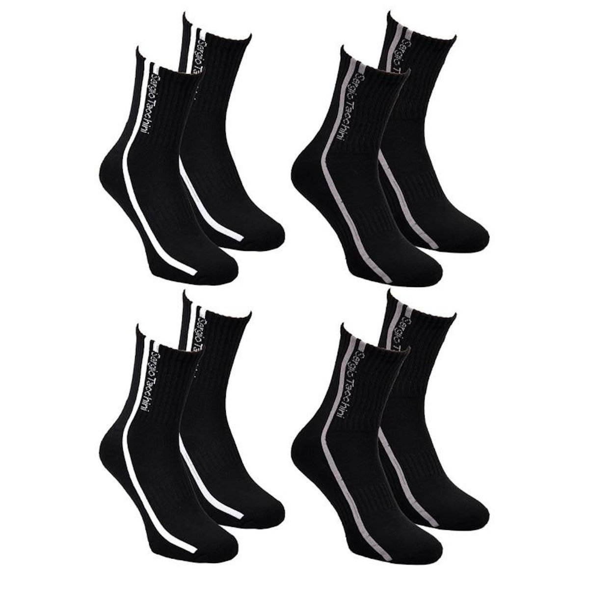 SERGIO TACCHINI Chaussettes QUARTER SERGIO TACCHINI Lot de 4 Paires