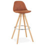 Voir la diapositive 1 : Paris Prix Tabouret de Bar Scandinave  Miro  97cm Marron & Naturel