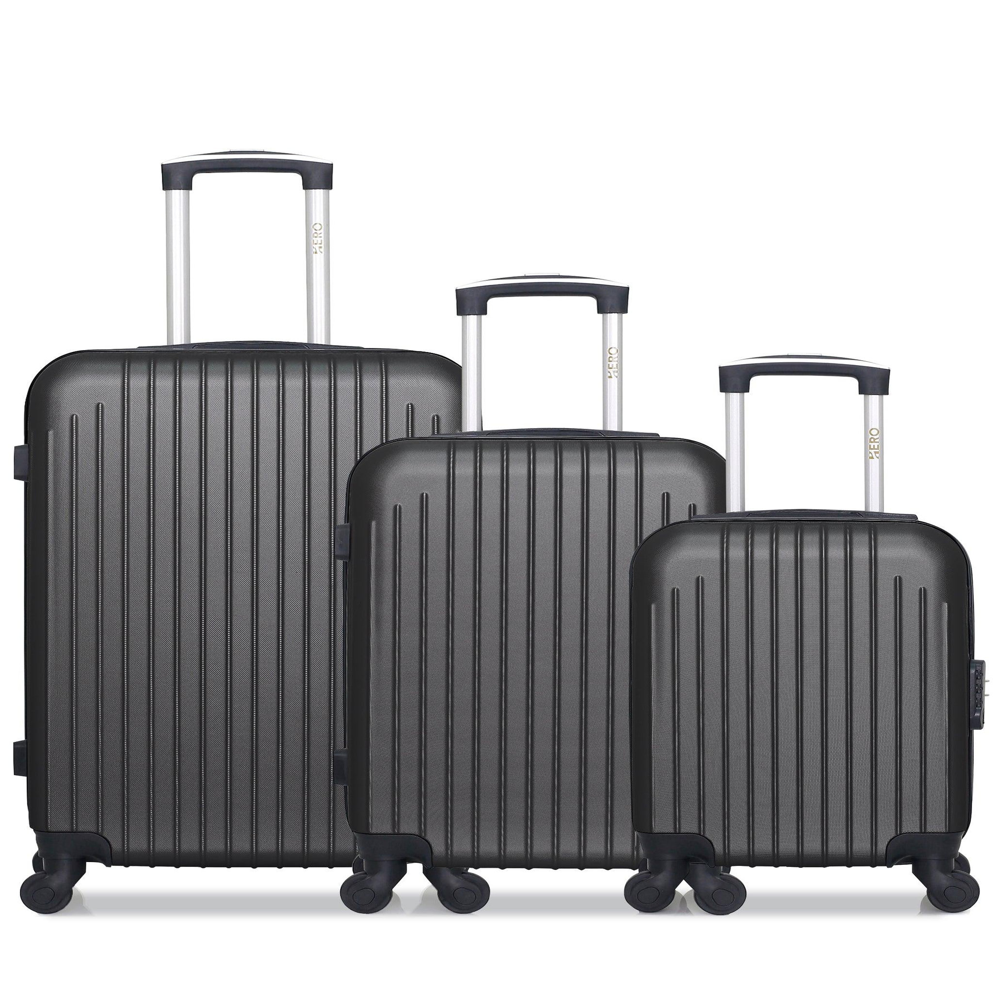 HERO Hero - lot de 3 - valise weekend, valise cabine et valise cabine xxs carpates