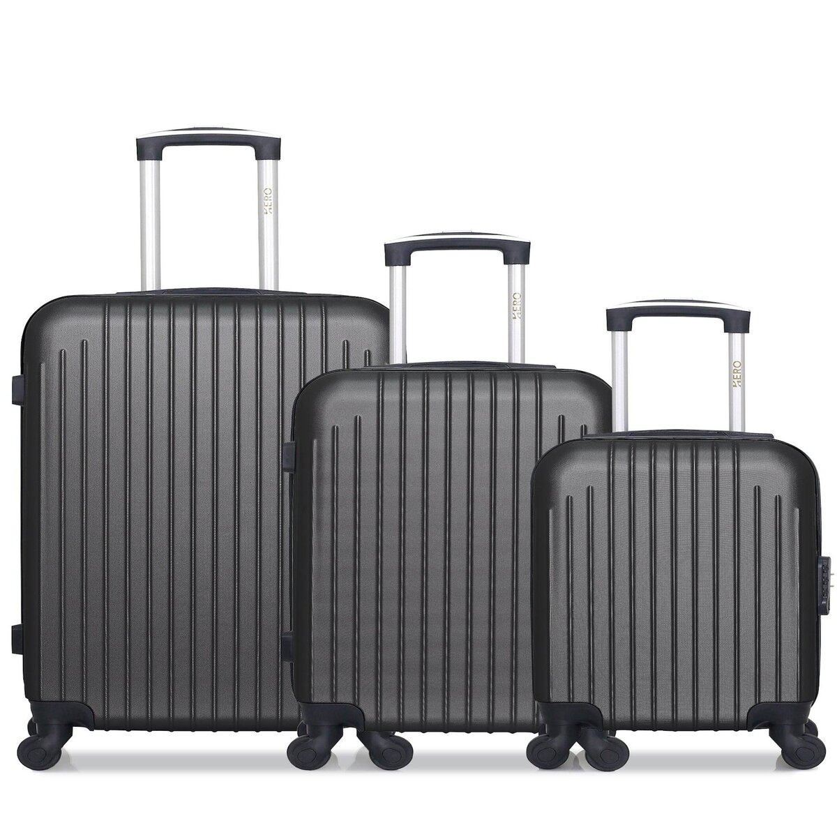 HERO HERO - Lot de 3 - Valise Weekend, valise cabine et valise cabine XXS CARPATES