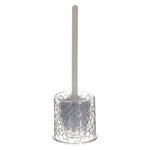 FIVE Brosse WC en Plastique  Galet  37cm Transparent