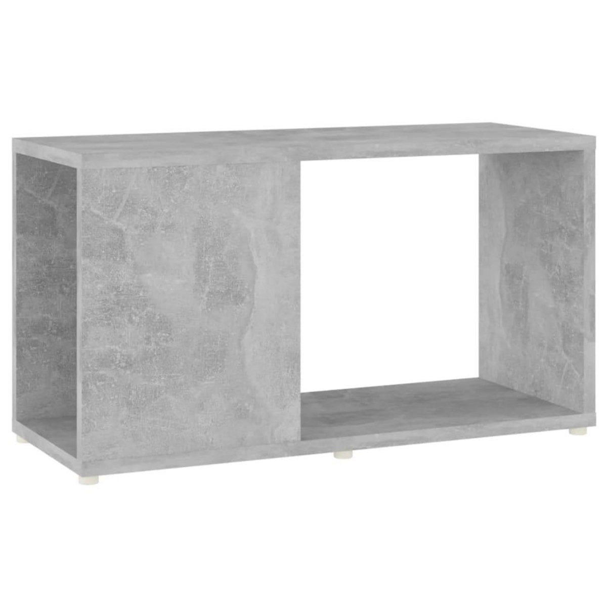VIDAXL Meuble TV Gris beton 60x24x32 cm Bois d'ingenierie