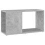 Voir la diapositive 2 : VIDAXL Meuble TV Gris beton 60x24x32 cm Bois d'ingenierie
