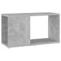 Voir la diapositive 2 : VIDAXL Meuble TV Gris beton 60x24x32 cm Bois d'ingenierie
