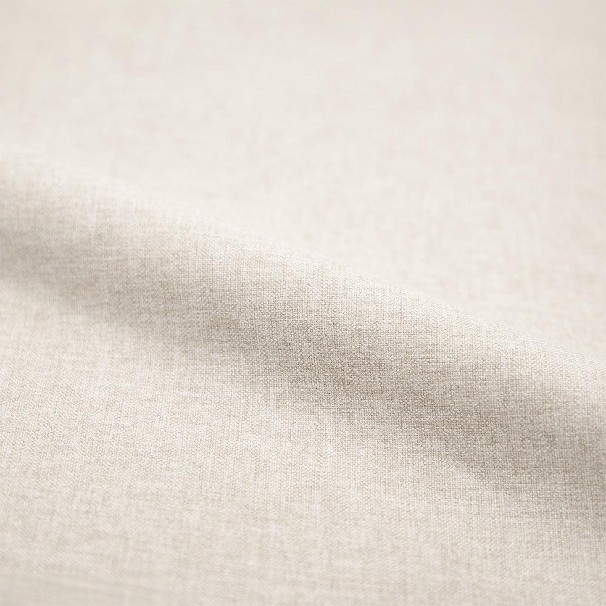 Voir la diapositive 3 : MAISON PAVANE Lot de 2 chaises en tissu beige et pieds en métal noir-verner