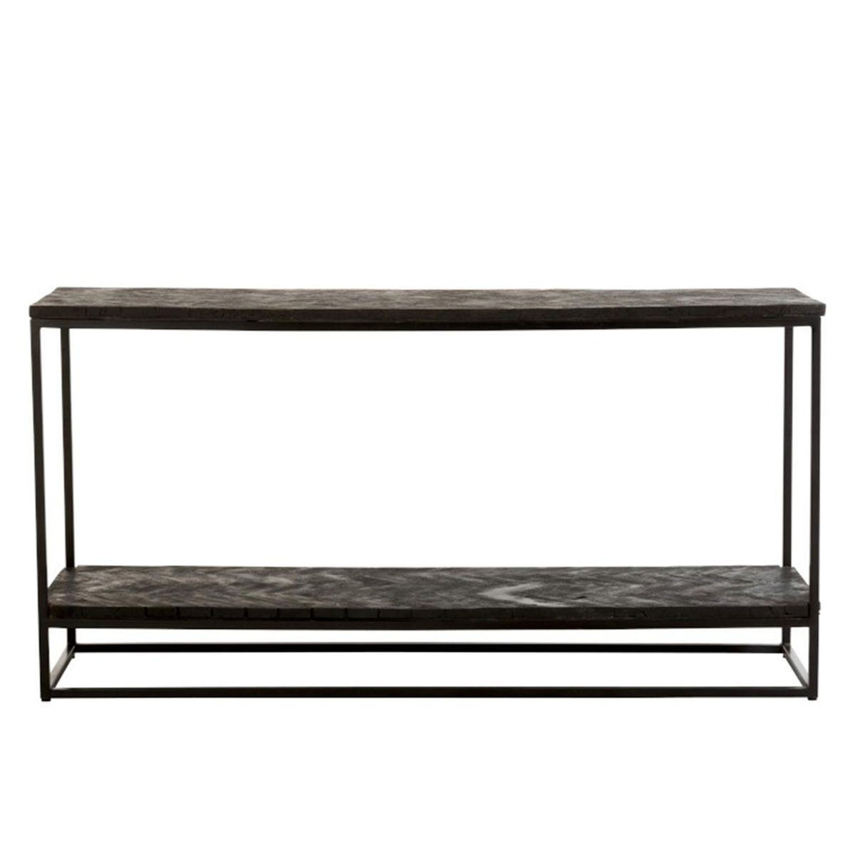Paris Prix Console en Bois Design  Grub  161cm Noir