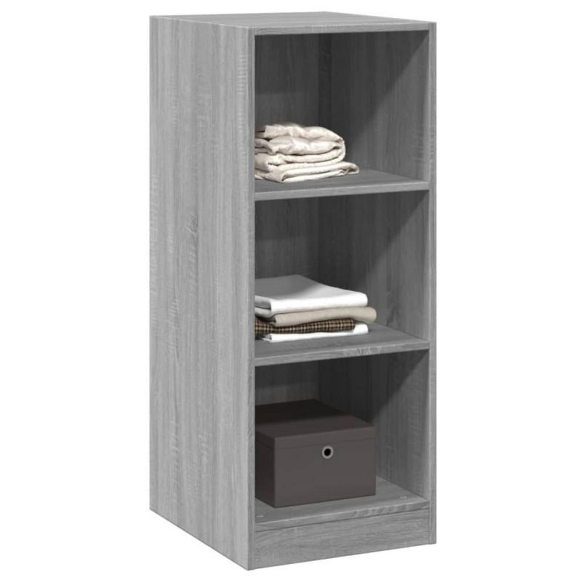 VIDAXL Garde robe sonoma gris 48x41x102 cm bois d ingénierie