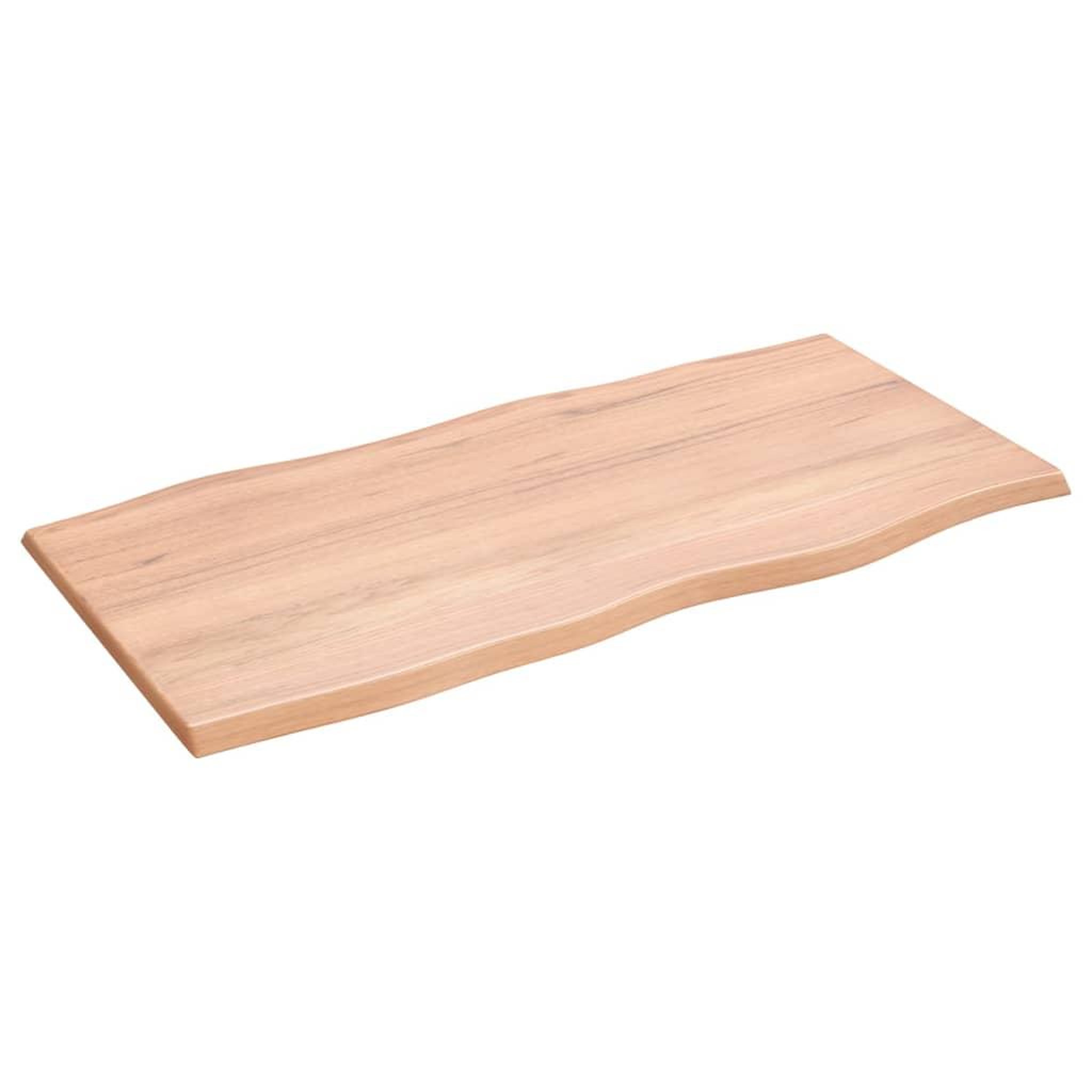 Voir la diapositive 4 : VIDAXL Dessus de table bois chene massif traite bordure assortie