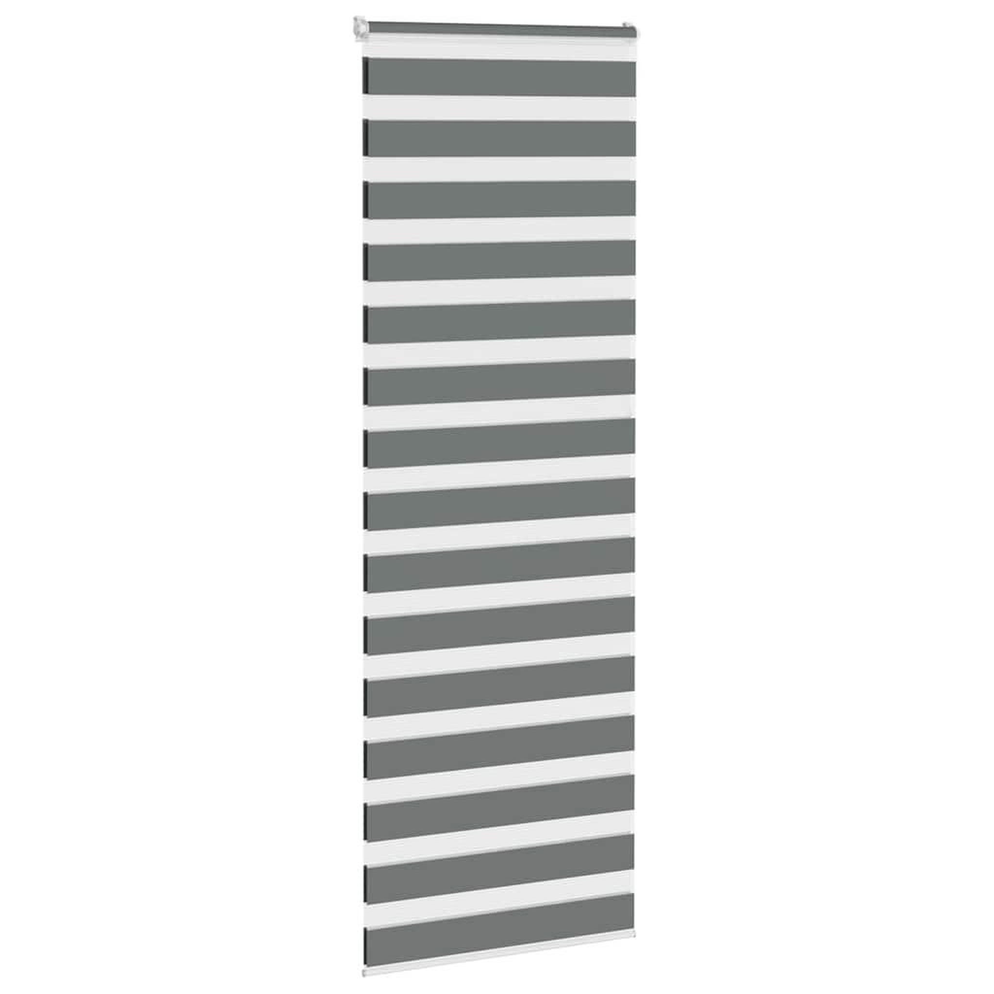 Voir la diapositive 3 : VIDAXL Store zebre gris fonce largeur du tissu 70,9 cm polyester