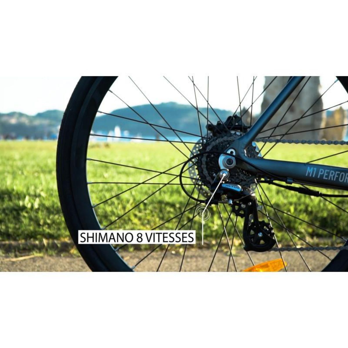 URBANGLIDE Ebike M1 - Vélo électrique 250W léger, 60 km autonomie, freins hydrauliques