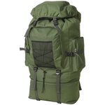 VIDAXL Sac à dos en style d armée XXL 100 L Vert